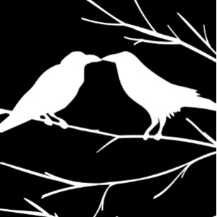 Ravens auf gotischen Hochzeitseinladungen von Blac Einladung