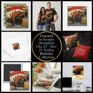 Skorpio das Skorpion Zodiac Zeichen Geburtstag Schlüsselanhänger