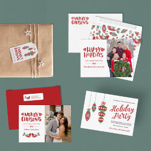 Happy Holidays Made with Liebe Gift Tags Geschenkanhänger