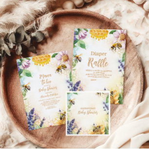 Mama to Bee Wildblume Honeybee Mama Diapper Raffle Begleitkarte