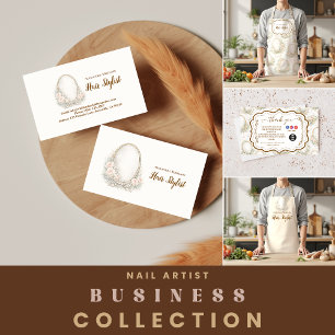 Friseur/in im Romantischen Blumensalon Dankeskarte