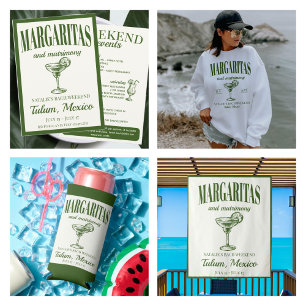 Margaritas und Matrimone Personalisiert Bacheloret Hoodie