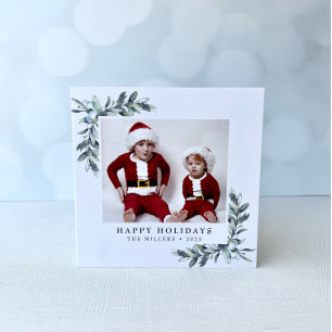 Frohe Weihnachtsferien Winter Berries Geschenkanhänger