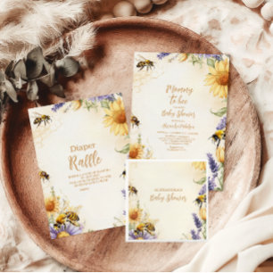 Mommy to Bee Wildblumen Babydusche Pappteller