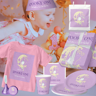 Spooky One Ghost Moon Kinder Halloween 1. Geburtst