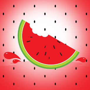 Wassermelone 1. Geburtstag Einladung mit Bild