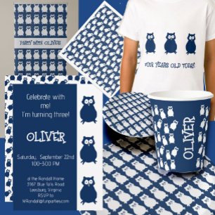 Owl Birthday Party Guest of Honor T-Shirt