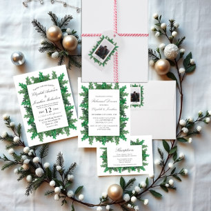 Foto Hochzeit von Winterbaumbranchen Einladung