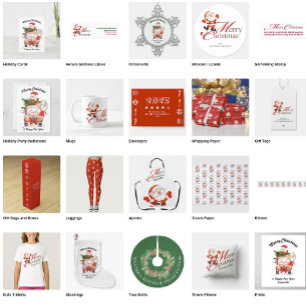 Rotes lustiges Happy Santa Weihnachtsgeschenk für  Leggings