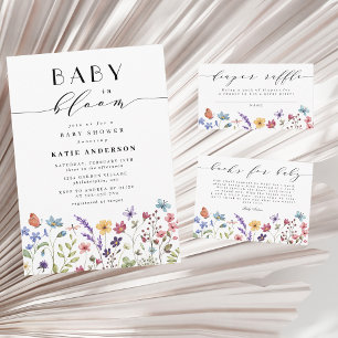 Baby in Bloom Spring Summer Floral Baby Dusche Serviette