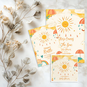 Hier kommt der sonnengelbe Sonnenschein Pappteller