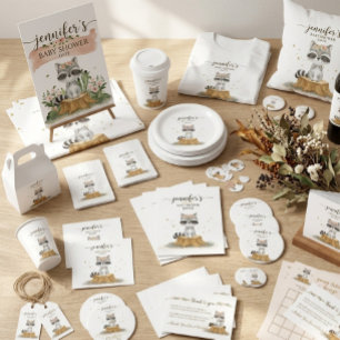 Raccoon New Mommy Books for Baby Begleitkarte