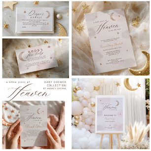 Rustic Blue Jean Denim Diaper Raffle Baby Dusche Begleitkarte