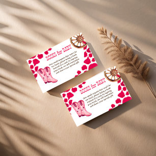 Cowgirl Western Rodeo niedliche Babydusche rosa Runder Aufkleber