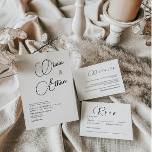 Minimalistische Einladung