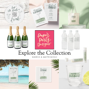 MARGS & MATRIMONY KAUFEN SIE DIE BRIDE EIN GETRÄNK RUNDER AUFKLEBER