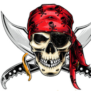 Pirate 50. Geburtstagsparty Einladung