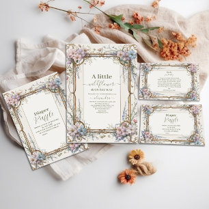 Eine kleine Wildblume Girl Baby Dusche I Pappteller