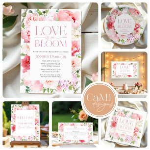 Liebe ist in Bloom   Wild Garden Frame Brautparty Banner