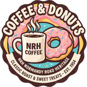 NRH Coffee & Donuts Vintage 1950er Jahre Diner Wan Uhr