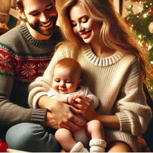 Funny Christmas Cat Was mit Baumsticker Runder Aufkleber