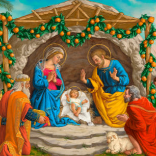 Die heilige Familie Feiertagskarte