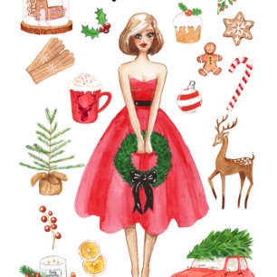 Frohe Weihnachtsbrille Poster