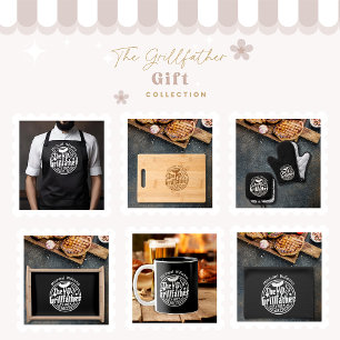 Schwarz-weißer Vater Personalisiert GRILLEN Grillv Zweifarbige Tasse