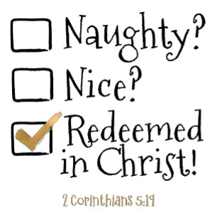 GOTTES CHRISTMAS CHECKLIST Christlich Personalisie Feiertagskarte