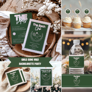 Cocktails und Country Clubs Bacheloretto Serviette