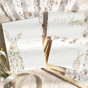 Somebunny Spring Oaster Floral Diaper Raffle Begleitkarte