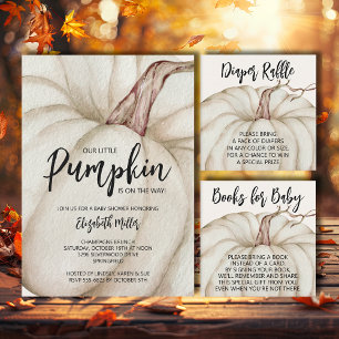 Elegante Pumpkins Fall Baby Shower Geschenkpapier Set