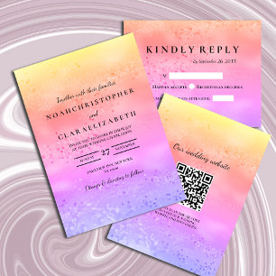 Rainbow Wedding Colorful trendige Liebe ist Liebe  Runder Aufkleber