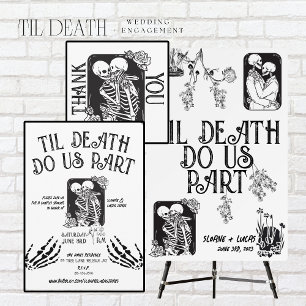 Til Death Do us Part   Paare Einladung   Farbe