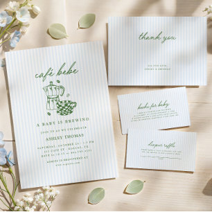 Country Club Green & Blue Bücher fürs Baby Begleitkarte