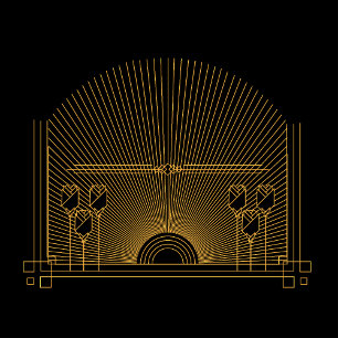 Art Deco Save The Date