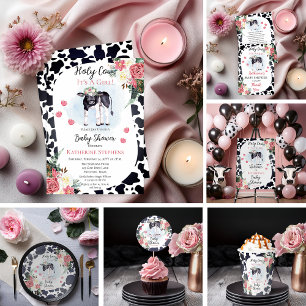 Niedliche Heilige Kuh, eine Mädchendusche Einladung