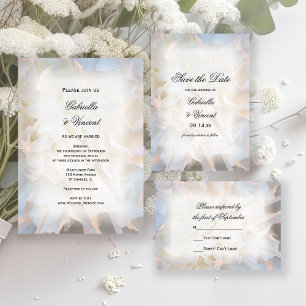 RSVP Response Card für Blumenzwiebelbläschen Karte