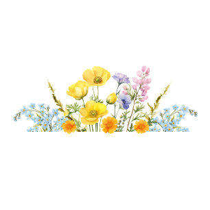 Mama to Bee Wildblume Baby Shower Pappteller