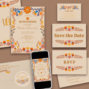 mexikanische Western-Typografie-RSVP-Karte RSVP Karte