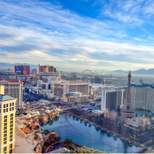 Las Vegas Skyline Einladung zur Hochzeit