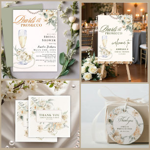 AquarellPerlen und Brautparty der Staatsanwaltscha Runder Aufkleber