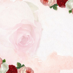 Rose Brauchtum Einladung doppelseitig