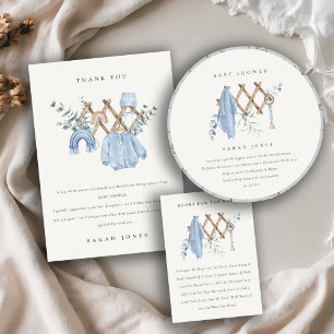 Niedlich Chic Boy Baby Kinderzimmer Essential Baby Einladung