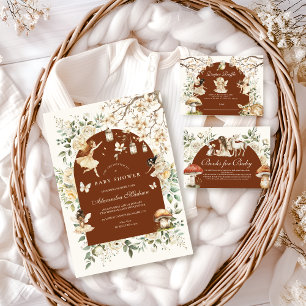 Fairies Wildblumen Blume Meadow Baby Registry Begleitkarte