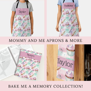 Personalisierte Kinder-Schürze Pastell-Back-Crew M Schürze