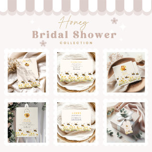 Floral She fand ihre Honey Bridal Runder Aufkleber