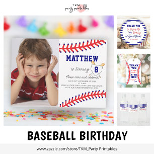 Einladung Baseball zum Geburtstag