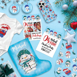 Festivals Snowmen Weihnachtsmuster Geschenkpapier Set