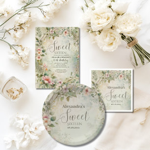 Romantische PastelWildblumen Süß 16 Banner